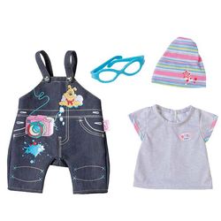 Одежда для кукол Беби Бон джинсовая Baby Born Zapf Creation 822-210