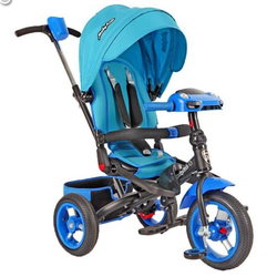 Трехколесный велосипед Leader-2 Moby Kids T400-2 Blue