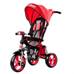 Трехколесный складной велосипед Smart baby TS2R красный