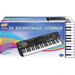 Синтезатор (пианино электронное) детский, 54 клавиши, с микрофоном D-00010