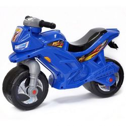 Каталка-мотоцикл беговел Racer RZ 1 ОР501 озвученная синий